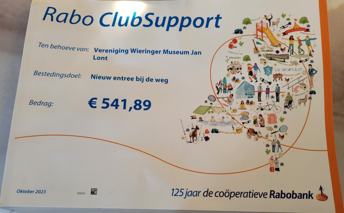 Resultaat Rabo Clubsupport