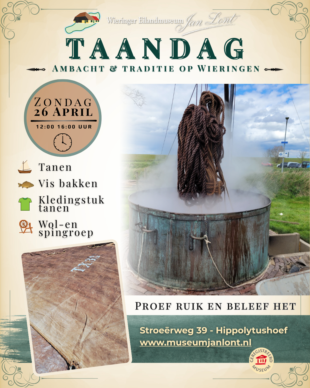 Taandag 26 april 2026