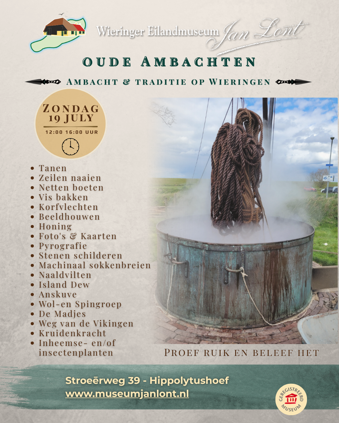 Ambachten 19 juli 2026