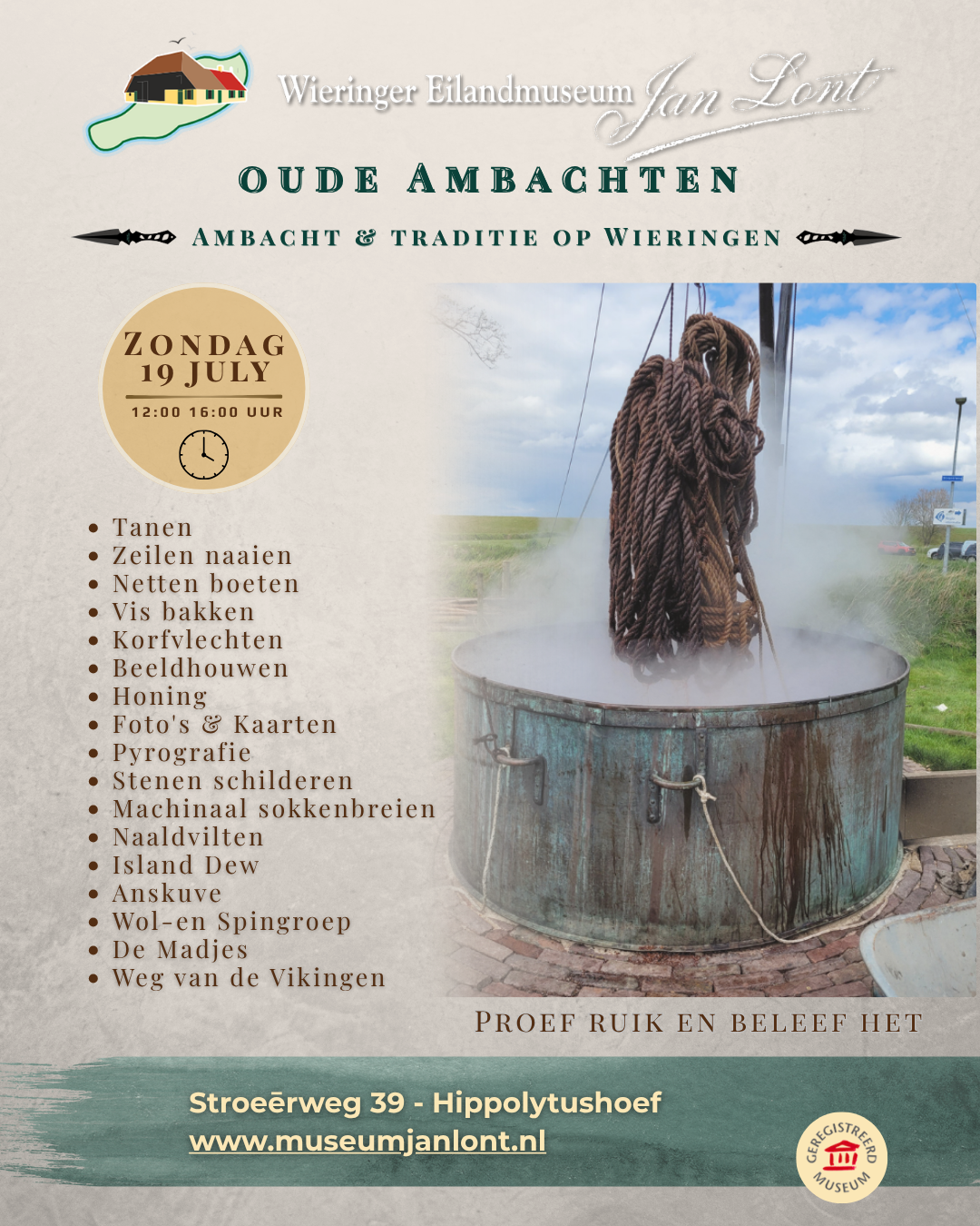 Ambachten 19 juli 2026