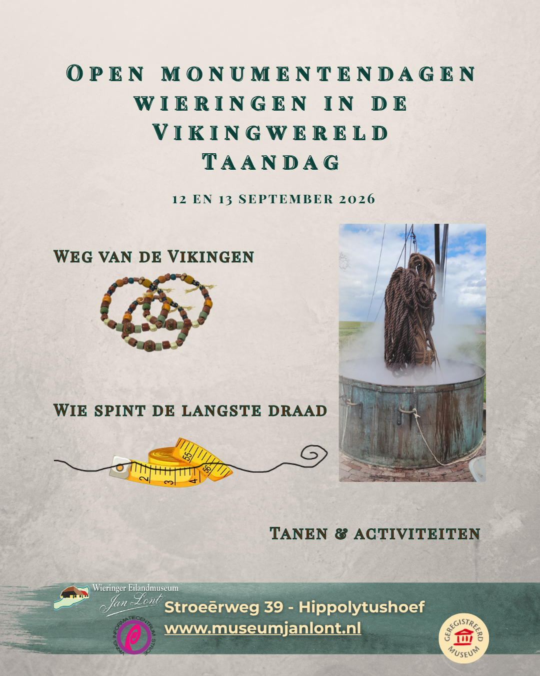 Monumentendag Taandag en Weg van de Vikingen